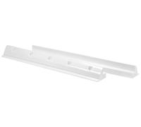 Spoiler de panneau solaire 2 x 68 cm support de toit solaire Heavy Duty blanc...