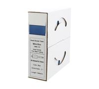 Offgridtec Tube thermorétractable 5 m 25,4 mm > 12,7 mm Bleu Boîte distributrice atelier voiture