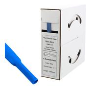 Offgridtec Tube thermorétractable 5 m 6,4 mm > 3,2 mm Bleu Boîte distributrice atelier voiture