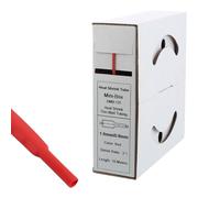 Offgridtec® Tuyau thermorétractable Rouge 10 m 1,6 mm > 0,8 mm