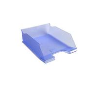 Corbeille à courrier maxi format Exacompta bleu glacé