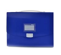 Office Box Mallette rigide avec poignée en silicone et fermeture à broche - REF. 61111-Grande résistance et 12 couleurs Colorline by, bleu foncé