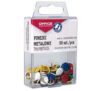 Office Products 18195563-99 punaises Lot de 50 serviettes, couleurs assorties