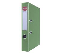OFFICE PRODUCTS 2101111-02 Classeur A4/55 mm avec housse en plastique PP/papier, classeur de bureau, classeur à documents, trou de préhension en métal, mécanisme à levier à levier