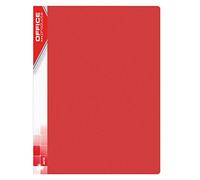 Office Products 21123011-04 Lot de 30 pochettes perforées en polypropylène Rouge Format A4 620µ