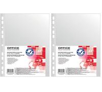 OFFICE PRODUCTS 21142115-90 Porte-documents en film polypropylène doux et lisse de 30 µm d'épaisseur. Lot de 100.