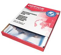 Office Products 21142535-90 Pochettes, PP, A4, transparent, 55 microns Lot de 100 Transparent