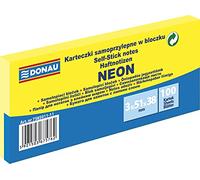 Office Products 7585011-11 bloczek samoprzy lepny Danube, 38 x 51 mm, 3 x 100 Kart., Neon żółty Danube Notes autocollantes, 38 x 51 mm, 3 x 100 feuilles, Neon Jaune
