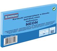 Office Products 7588011-10 bloczek samoprzy lepny Danube, 127 x 76 mm, 1 x 100 Kart., niebie Danube de ski Notes adhésives 127 x 76 mm, 1 x 100 feuilles néon, bleu