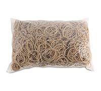 OFFICE PRODUCTS Bande en Caoutchouc Naturel/Beige - Diamètre 40 mm, Poids 1 kg - Anneaux pour la Maison, le Bureau