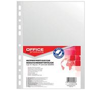OFFICE PRODUCTS Lot de 100 pochettes transparentes pour catalogue Format A4 Transparent 55 microns