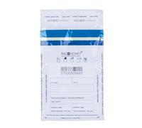 Office Products Lot de 50 sacs de sécurité, blancs, format A5, 150 x 220 mm, anti-éjection, pour le transport d'argent liquide et d'objets de valeur, numérotés individuellement