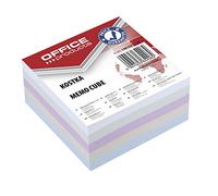 OFFICE_PRODUCTS Recharge de boîte mémo colorée 85 x 40 x 85 mm