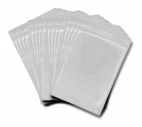 OfficeGear Lot de 200 porte-badges d'événement verticaux à suspendre format A6 (105 x 150 mm) ouvert sur le dessus pour cartes d'identité, passeports, badges visiteurs