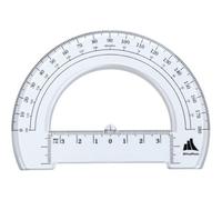 Officeplast Rapporteur Cristal 180° 12cm