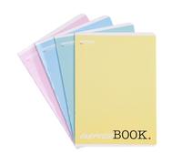 OFFICER PRODUCTS Cahier d'écolier/Format A5 32/32 feuilles Ligné 3 / Mixte Lot de 8 - Motifs assortis/Pour jeunes enfants/Sans bordure/Cartes blanches