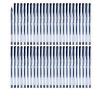OFFICER PRODUCTS Lot de 50 stylos à encre gel Noir Diamètre de la boule 0,5 mm Encre résistante à l'eau et non décolorante