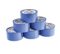 OFFICER PRODUCTS PRODUCTS 15025031-01 Lot de 6 rouleaux de ruban adhésif d'emballage Bleu 48 mm x 46 m