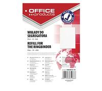 OFFICER PRODUCTS Recharges perforées pour classeur A4, lignées carrées, 50 feuilles, blanc