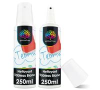 OfficeTree Nettoyant Tableau Blanc 2 x 250 ml - Whiteboard Cleaner - Spray Nettoyant pour Nettoyer les Tableaux Blancs Magnétiques