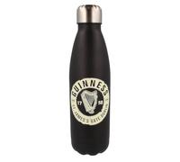 Official Guinness Metal Water Bottle, Black Colour with Guinness Harp Logo