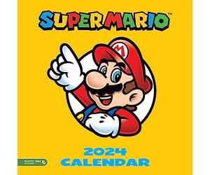 Official Super Mario 2024 Square Wall Calendar