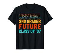 Officiel 2e année Future Class of 37 Retro First Day T-Shirt