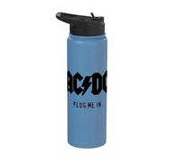 Officiel AC/DC Plug me In Logo Stainless Steel Insulated Water Bottle