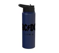 Officiel AC/DC Plug me In Logo Stainless Steel Insulated Water Bottle