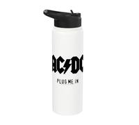 Officiel AC/DC Plug me In Logo Stainless Steel Insulated Water Bottle