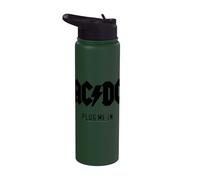 Officiel AC/DC Plug me In Logo Stainless Steel Insulated Water Bottle