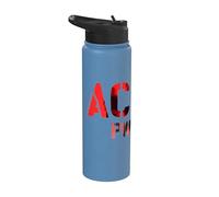 Officiel AC/DC PWRUP Groupe Rock Musique Logo Photo Stainless Steel Insulated Water Bottle