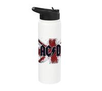Officiel AC/DC Rock or Bust London Union Jack Stainless Steel Insulated Water Bottle