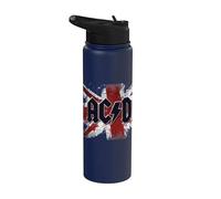 Officiel AC/DC Rock or Bust London Union Jack Stainless Steel Insulated Water Bottle