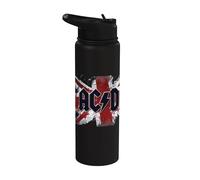 Officiel AC/DC Rock or Bust London Union Jack Stainless Steel Insulated Water Bottle