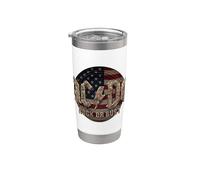 Officiel AC/DC Rock or Bust US Flag Rock Band Gobelet isotherme en acier inoxydable double paroi