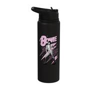 Officiel David Bowie Pink Lightning Ziggy Stardust Stainless Steel Insulated Water Bottle