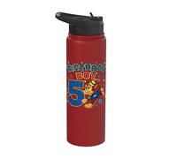 Officiel Paw Patrol Birthday Boy Chase Football Soccer Age 5 Stainless Steel Insulated Water Bottle