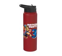 Officiel Paw Patrol Chase Birthday Party I'm 3 Stainless Steel Insulated Water Bottle
