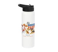 Officiel Paw Patrol Happy Football Party Team Soccer Stainless Steel Insulated Water Bottle