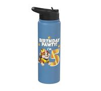 Officiel Paw Patrol Rubble Birthday Pawty I'm 5 Party Stainless Steel Insulated Water Bottle
