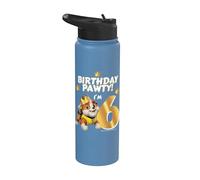 Officiel Paw Patrol Rubble Birthday Pawty I'm 6 Party Stainless Steel Insulated Water Bottle