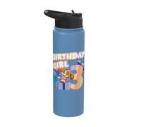 Officiel Paw Patrol Skye Birthday Girl Age 3 Stainless Steel Insulated Water Bottle