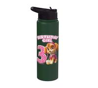 Officiel Paw Patrol Skye Birthday Girl Age 3 Stainless Steel Insulated Water Bottle