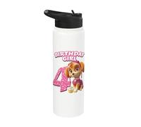 Officiel Paw Patrol Skye Birthday Girl Age 4 Stainless Steel Insulated Water Bottle
