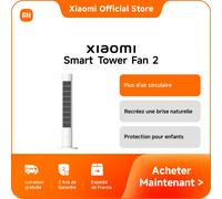 Xiaomi | Smart Tower Fan 2 EU | Stand fan | White | Diameter 29 cm | Number of speeds 4 | 24 W