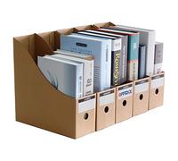 OFFIDIX 5 Niveaux Kraft Boîte De Stockage A4 Porte-Documents Organisateur Tiroir Pour Le Bureau À La Maison DIY Conteneur En Papier