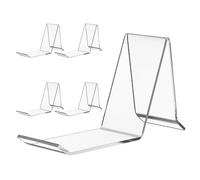 OFFIGAM 5pièces Transparent Shoe Display Stand Étagère de Présentation pour Borne de Vente Support Téléphone Présentoir pour Chaussures Acrylique Design Élégant et Multifonctionnel