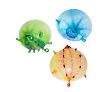 OFFIGAM Ballon Dinosaure Gonflable en TPR 3pcs, à Souffler Créatif et Décoratif pour Garçon et Filles et Adultes, comme Décoration ou Fête Couleur Couleur Aléatoire Plusieurs Styles