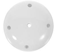 OFFIGAM Bouchon pour Urinoir en Céramique Blanc Design à Cinq Trous, Filtre Anti-bouchage et Piège à Saletés pour Salle de Bain